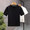 Camiseta de Manga Curta Transfronteiriça, Camiseta Masculina de Manga Curta com Caimento Solto, Camiseta Casual de Verão Estilo Coreano Marca Tendência