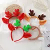 Tiara de galhos estilo floresta para mulheres, adereço de cabeça de animal fofo, acessório de cabelo de tecido antiderrapante infantil para Halloween para lavar o rosto