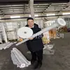 Tamaño grande PTFE soldadura PTFE tubería plástico Rey ácido y álcali líquido tamaño grande soldadura tubería combinada