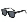 Gafas de sol modelo nuevo 2026 transfronterizas, protección solar, gafas de sol cuadradas de moda europea y americana, protección UV para hombre, gafas de sol de moda para mujer
