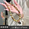 Atacado de Fábrica Contas Budistas de Oração Manuais Estilo Étnico Masculino, Item Popular para Live-Stream, Pulseira Bodhi de Dunhuang