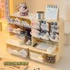 Lindo estante de almacenamiento de escritorio para niños y estudiantes, porta bolígrafos oblicuo, caja de almacenamiento, papelería para niños y niñas, estante de almacenamiento de artículos diversos