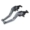 Adecuado para los modelos Yamaha XT600 E y XT660 E; manetas de freno y embrague estilo corto, manija de freno de mano y manillar
