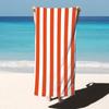 Toalha de Praia de Microfibra Impressão por Transferência de Calor Absorvente de Água Veludo Dupla Face Toalha de Banho Suporta Pedidos Pequenos Dzh Toalha de Banho de Gaze Tamanho Grande