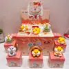 Novos Adornos de Boneca de Caixa Surpresa Desenho Animado Wenchuang Urso Manteiga Caixa de Adivinhação Surpresa Adornos de Presente Feitos à Mão Coleção