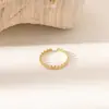 Anillo de Piedra Preciosa de Alta Gama para Mujer, Anillo de Diamante Retro Francés, Acero de Titanio Estilo Abierto Estilo Ins Joyería que No se Desvanece Venta al por Mayor