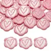 60 piezas de pegatinas variadas de lacre para invitaciones de boda, sobres y sellos de regalo