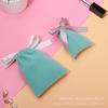 Bolsa de maquillaje de franela con bolsillo de bulto de regalo personalizada de fábrica bolsa de franela bolsa de joyería joyería joyería joyería bolsa de joyería