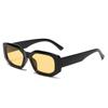 Gafas de Sol Jamie 2213 de Montura Cuadrada Populares Europeas y Americanas de Montura Pequeña para Hombres, Elegantes Gafas de Sol Estilo Urbano Punk con Protección UV para Mujeres