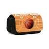 Nuevo Estuche de Lápices de Doble Capa con Tapa abatible de Fútbol y Baloncesto para Estudiantes, Caja de Lápices de Gran Capacidad, Bolsa de Papelería Resistente al Desgaste, Venta al por Mayor Transfronteriza