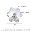 S925 prata esterlina torus bead torus flor tampa espaçador prata lisa hidráulica diy pulseira pulseira colar jóias acessórios material