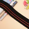Venta al por mayor de fábrica banda elástica a rayas banda elástica ajustable accesorios para ropa cinta banda elástica de cintura fija venta al por mayor