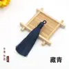 Anillo de tiro de 8 cm borla DIY tejido a mano puro anillo de tiro borla fleco nudo borla