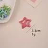 Pinza para el pelo Estrella de Dopamina Y2K Linda Chica Estrella de Cinco Puntas Pinza para el Pelo Ins Color Caramelo Pinza BB Pinza para el Flequillo