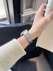 Adequado para pulseira Apple Watch iwatch nova grade de diamante areia flash corrente de relógio de metal applewatch/S8/7/se