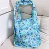 Lindo Bolso de Compras Plegable con Estampado de Perro de Dibujos Animados para PC, Gran Capacidad, Bolsa Ambiental para Supermercado, Práctico Bolso de Almacenamiento de Equipaje