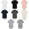 Camiseta de Manga Corta con Cuello Redondo para Adelgazar los Hombros Estampado Personalizado Logo Sentido Fresco Protección Solar Absorción de Humedad Secado Rápido Ropa de Trabajo Personalizada