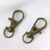 Fecho de liga metálica, fecho lagosta, conector, gancho, fecho giratório, fecho para corrente de celular DIY, fecho para pingente, acessórios para joias