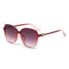 Gafas de sol de montura grande 2024, de nicho, elegantes, avanzadas, europeas y americanas, gafas de rana, para fotografía callejera, de moda para mujer, con protección UV