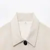 Chaqueta de Mezcla de Lino con Mangas de Retazos, Suelta y Versátil, Nueva para Verano 2025 para Mujer, Europea y Americana