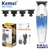 Kemei Cortapelos Eléctrico Km-1689A Recortadora Eléctrica Transfronteriza para Uso Profesional en Salón Máquina para Cortar y Recortar el Cabello