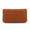 Bolso de mano Lingge con cremallera larga para mujer, bolso para teléfono móvil, tarjetero, tarjetero multifuncional para hombre