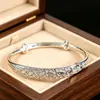 Pulsera de Plata Vintage de Pavo Real de la Misma Joyería Dorada, Sensación de Lujo Ligero de Alta Gama, Joyería de Estilo Abierto con Elegante Diseño de Pavo Real