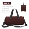 Bolsa de Viagem Dobrável Transfronteiriça, Bolsa de Bagagem de Grande Capacidade, Bolsa Esportiva com Múltiplos Bolsos, Bolsa de Academia, Bolsa de Armazenamento Outdoor com Logo
