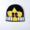 Gorro de punto de moda transfronterizo de Amazon europeo y americano en stock venta caliente estrella de la moda coreana gorro de lana invierno exterior