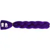 Peluca de Fibra Sintética Africana Trenza Grande de Fibra de Alta Temperatura para Mujer, Cabello Trenzado de un Solo Color, Rastas, Se Puede Ondular y Teñir