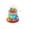 Decoraciones para Fiesta de Cumpleaños Temática de Winnie the Pooh Banderín de Winnie Topper para Pastel Montaje de Decoración para Fiesta Festiva