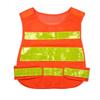 Colete Refletivo de Malha Grande Fabricante de Colete de Segurança Atacado Proteção do Trabalho Saneamento Canteiro de Obras Roupas Refletivas de Malha