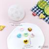 Galleta Pan Mini Comida Juego Molde de Silicona DIY Goma Goteando Resina Pintura de Fuego Grano de Cera Arcilla Molde Decorativo Molde para Pastel