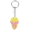 Nuevo Llavero de Helado Decoración para Mochila Llavero de Dibujos Animados Colgante Desmontable Amazon Aliexpress Transfronterizo