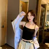 Bralette Sexy Caliente Versátil Ajustado con Tirantes Cruzados Sin Sujetador Top Corto de Tubo Camisola para Mujer Venta al por Mayor