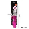 Vibrador de bola giratoria de cuentas de colores, telescópico, vibratorio, calefactor, para lamer la lengua, expansible, con rodillo oscilante, masturbador femenino, stick AV, venta al por mayor