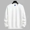 Colección Nueva Primavera 2026: Sudadera Elegante de Color Sólido con Cuello Redondo para Hombre, Corte Holgado, Casual y Versátil