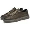 Pomeranian tamanho pequeno 37 tamanho grande 45 46 primeira camada couro bovino sapatos brancos masculinos macios com cadarço respirável antiderrapante tendência