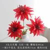Flor de Crisântemo de Garra Grande de 3 Cabeças Flor de Seda Flor Artificial Flor Artificial Flor de Plástico Decoração Enfeites Casamento Atacado
