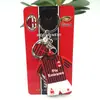 Llavero de Jersey Real Madrid Massey Neymar Levan Harland Llavero de goma suave de PVC Colgante Regalo