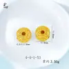 Pastel de Luna Filigrana Hueca Accesorios para Joyería DIY Cubo de la Fortuna Chapado en Oro Antiguo Cuentas Flor de Loto Chapado en Oro Estilo Chino Retro Arte