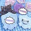 Ventas Directas de Fábrica Insignia de Pin Bordada Estilo Academia Jk Parche Bordado Tnt Accesorios para Ropa Parche de Escudo Venta al por Mayor