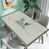 Toalha de Mesa de Vidro Macio À Prova d'Água e Óleo Não Lavável Anti-escaldante Mesa de Jantar de Luxo Leve de Alta Qualidade Toalha de Mesa de PVC Super Grossa e Quente para Mesa de Café