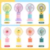 Ventilador Pequeño de Mano, Mini Ventilador Portátil Recargable para Oficina, Ventilador de Escritorio Silencioso USB para Residencias Estudiantiles