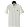 Camisa Polo de Nylon Hilo de Hielo Sin Costuras para Hombre de Manga Corta Fina para Aire Acondicionado Camisa Polo con Cuello Polo Uniforme de Equipo para Hombre Uniforme de Trabajo Personalización