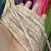 2*3mm Ágata Rosa Dongling Corte Recto Bolas Redondas Cuentas Sueltas Accesorios para Joyería DIY Pulsera Cuentas Espaciadoras Productos Semiacabados Venta al por Mayor