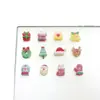 Colección Mixta de Accesorios para Uñas Navideñas Árbol de Navidad Muñeco de Nieve Calcetines Decoración de Uñas para Usar Accesorios para Joyería Hecha a Mano DIY