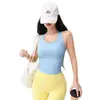 Chaleco de Yoga Profesional Talla Grande Todo en Uno Copa Fija Ropa de Fitness Pilates Sin Mangas Sujetador Deportivo para Correr
