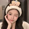 La misma diadema de peluche linda y peculiar de Zhao Lusi, diseñada para mujeres, específicamente para lavarse la cara, sin apretar la cabeza, un pasador y accesorio para el cabello