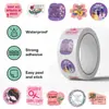 500 Folhas/Rolo Série Dia da Mulher Desenho Animado Rolo de Adesivos DIY Celular Impermeável PVC Decoração Adesivos de Feriado Transfronteiriços